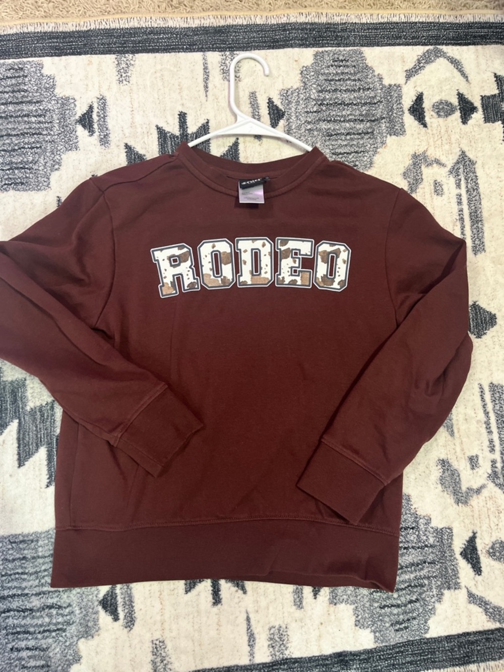 Cruel Girl Brown 'RODEO' Crewneck Sweatshirt